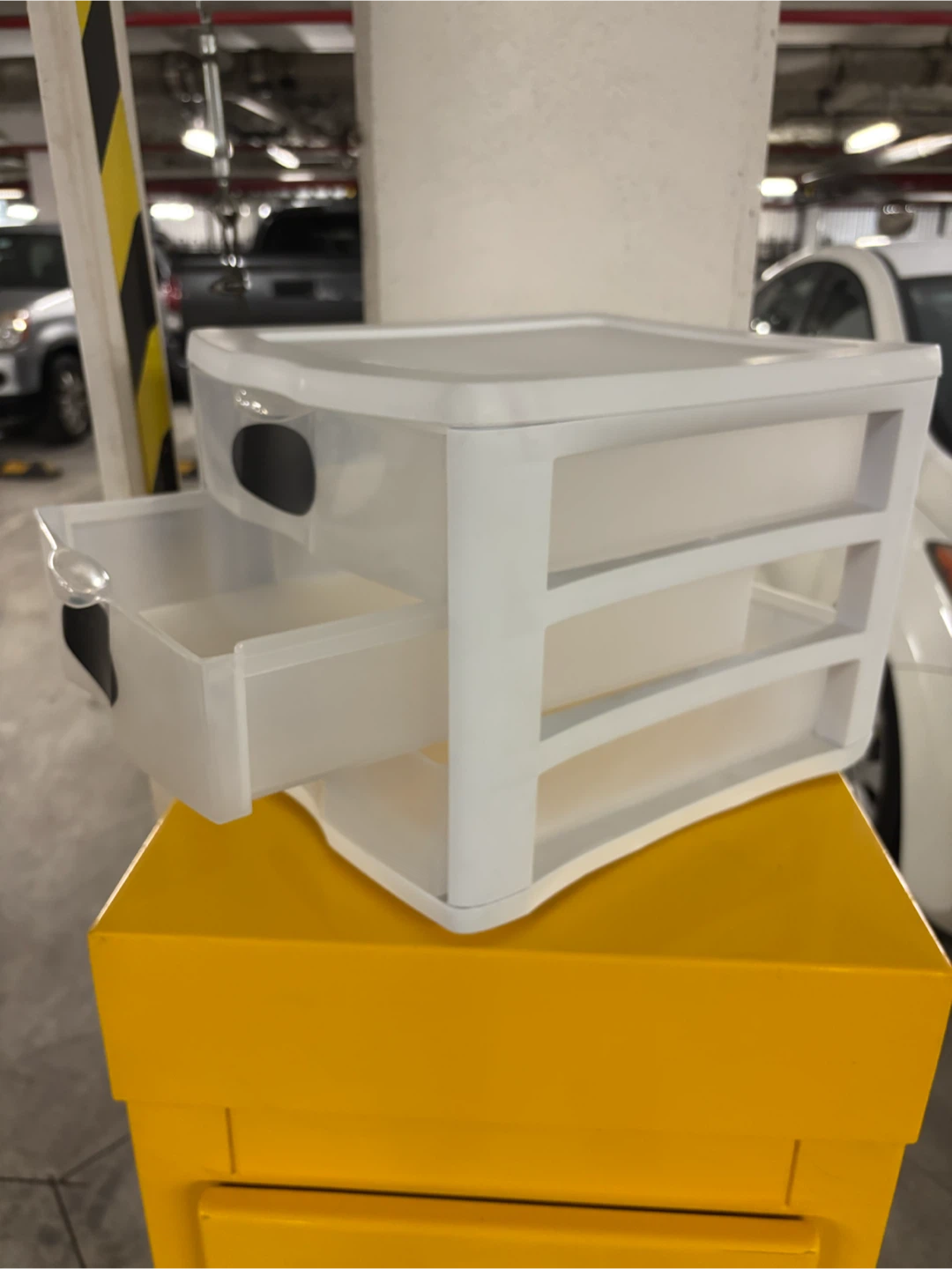 White 3-Drawer Storage Organizer - photo 3
