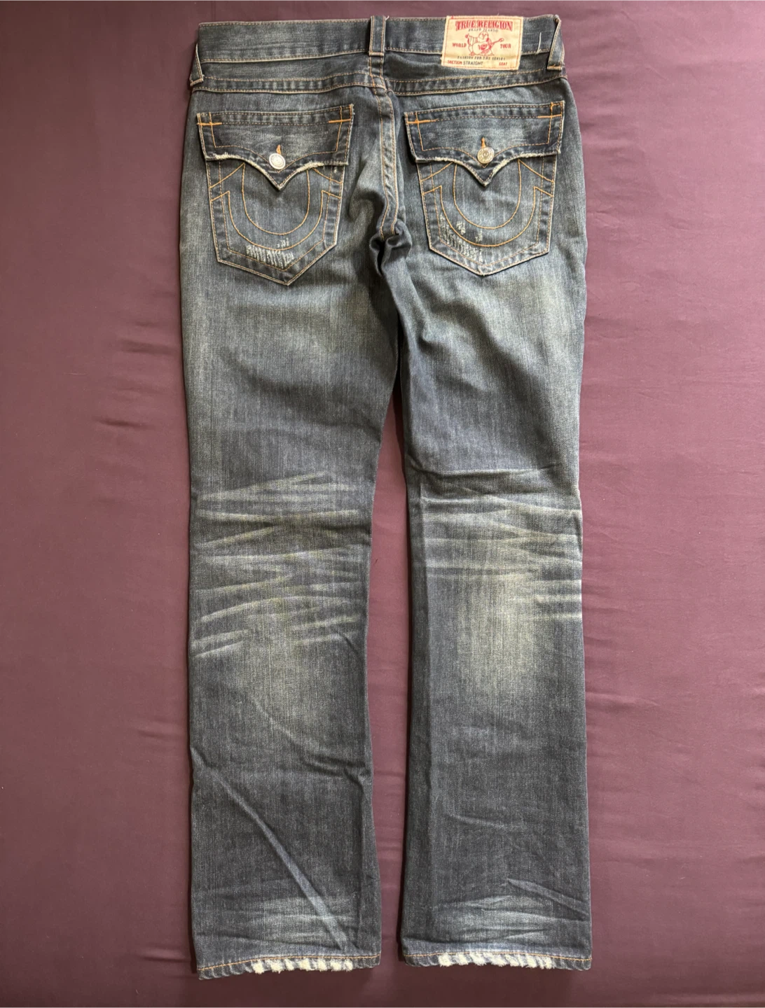 3 Pairs True Religion Jeans Ricky Relaxed Straight Fit - photo 3