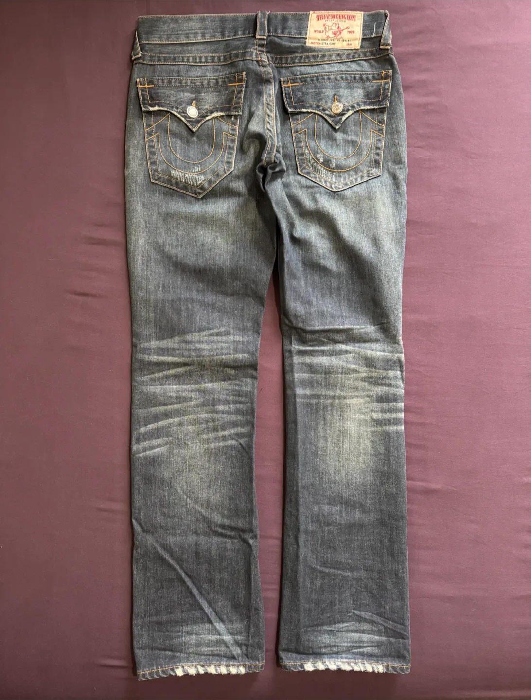 3 Pairs True Religion Jeans Ricky Relaxed Straight Fit - photo 3