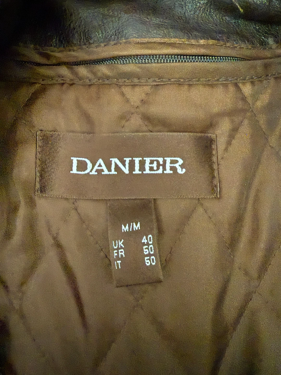 DANIER LEATHER COAT
