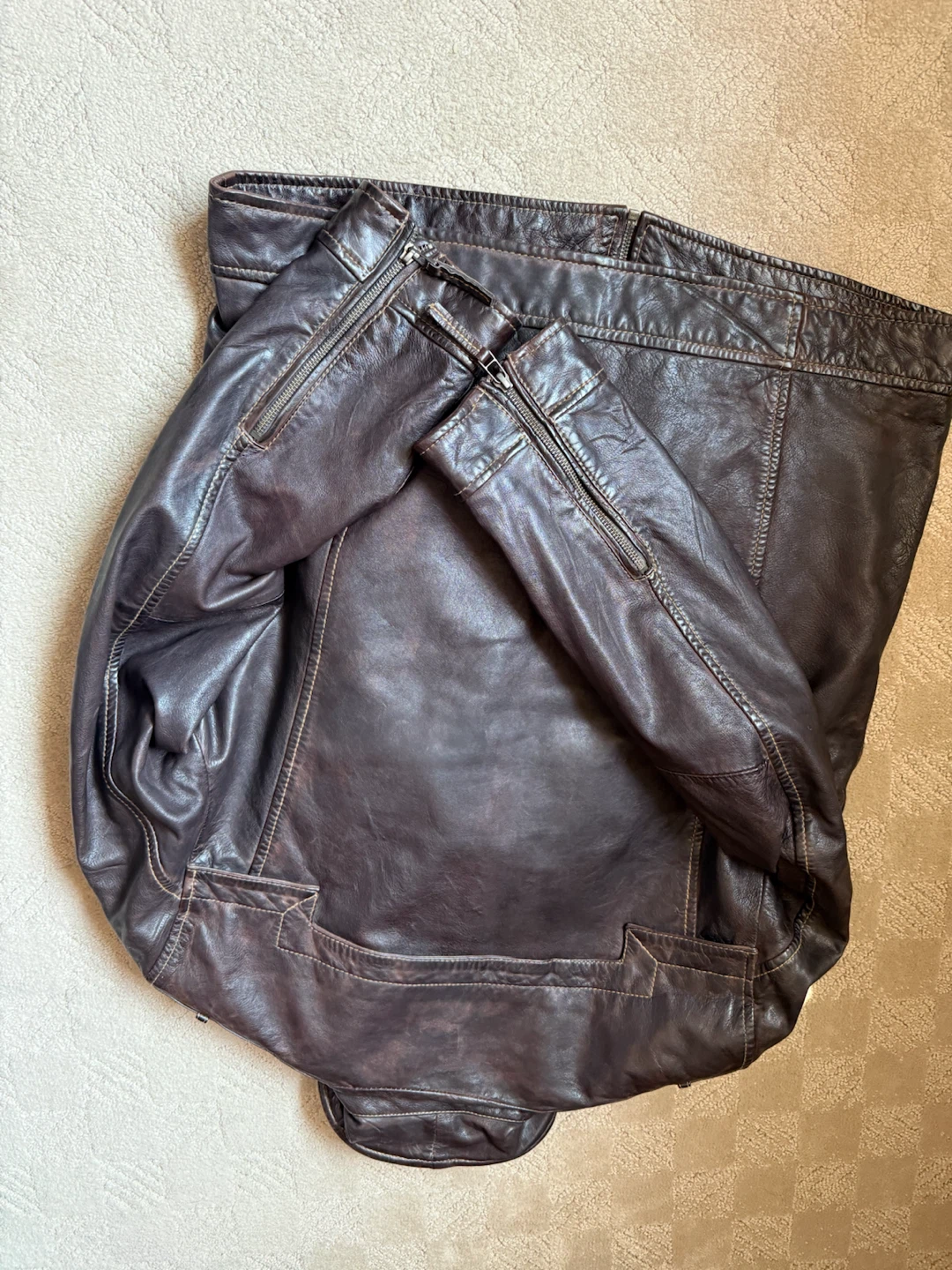 DANIER LEATHER COAT - photo 5