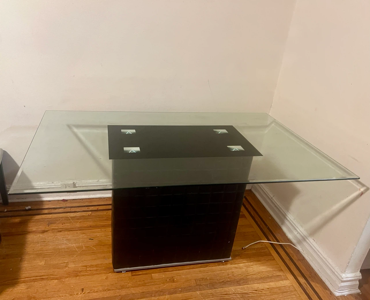 Glass Top Dining Table