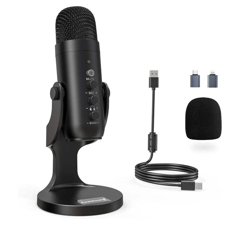 USB Microphone for Streaming and Recording