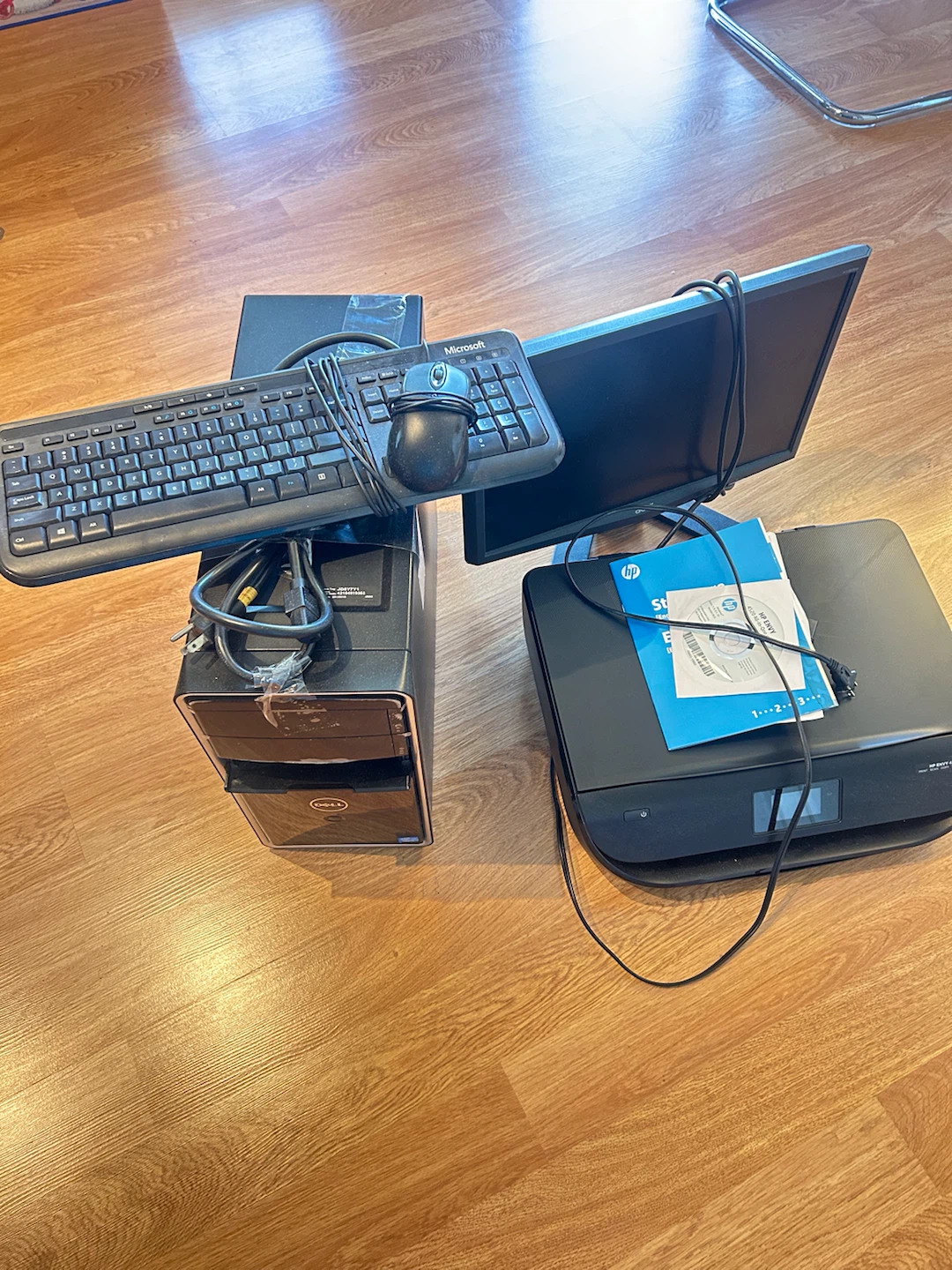 Dell Inspiron 660 Desktop Computer with HP Printer