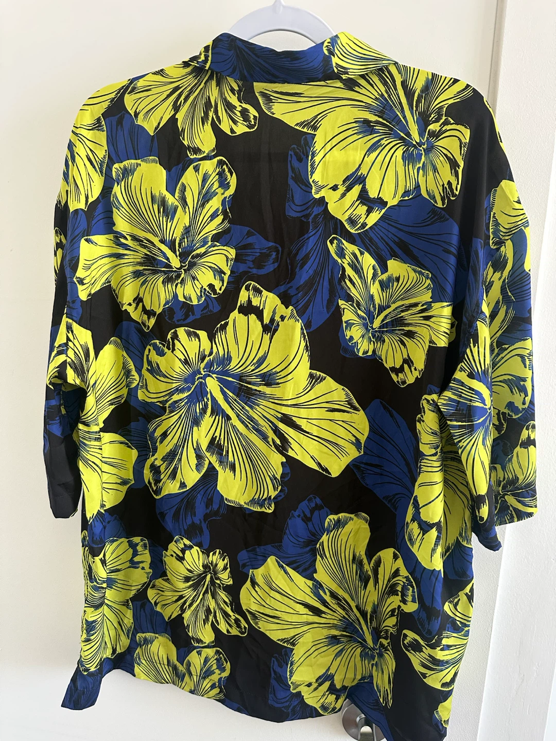 Zara Men's Floral Short Sleeve Button-Up Shirt - XL - photo 2