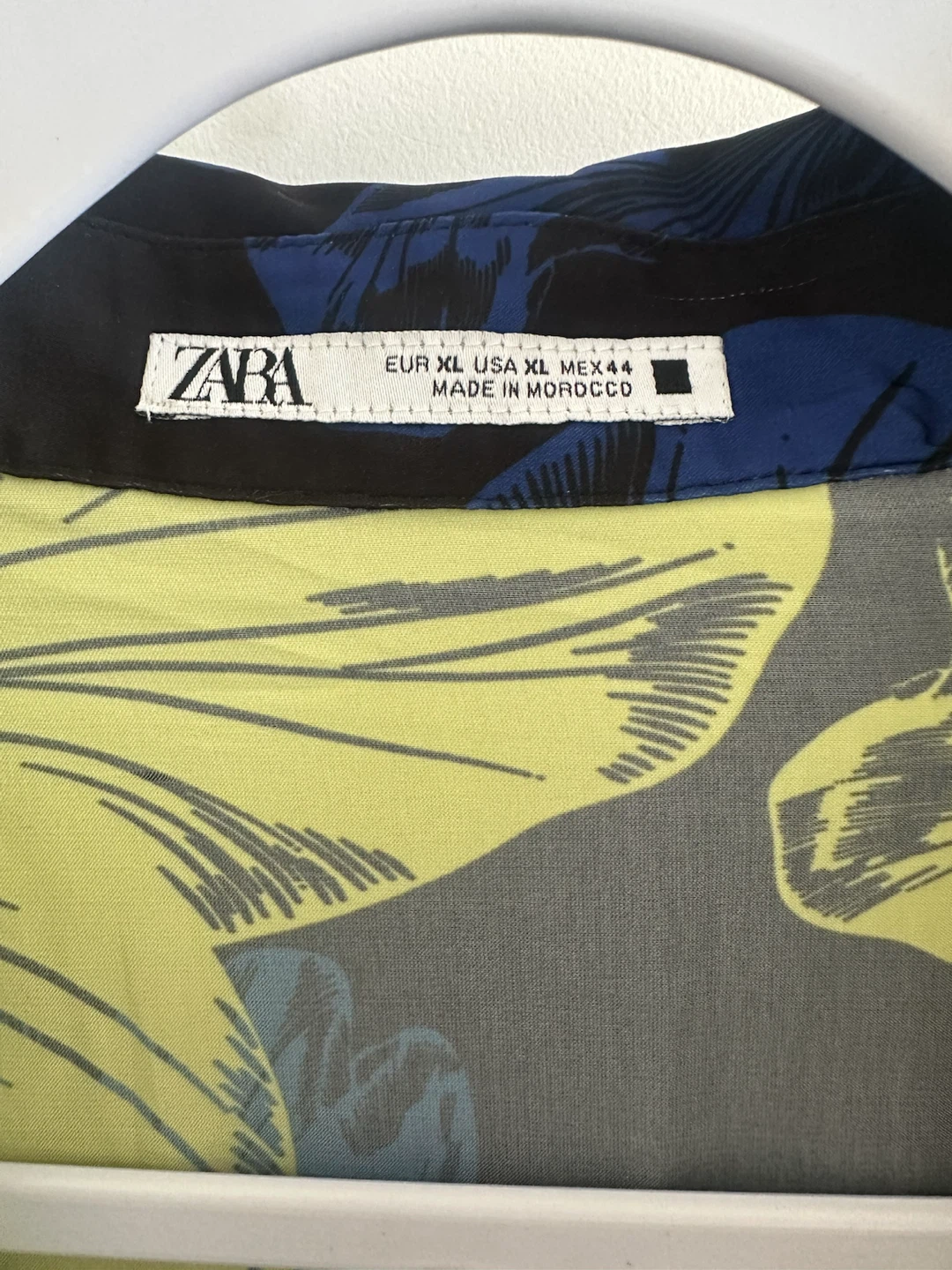 Zara Men's Floral Short Sleeve Button-Up Shirt - XL - photo 4