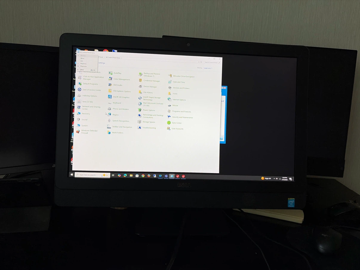 All-in one Dell desktop