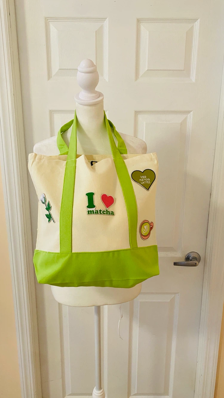Handmade tote 14x13x4