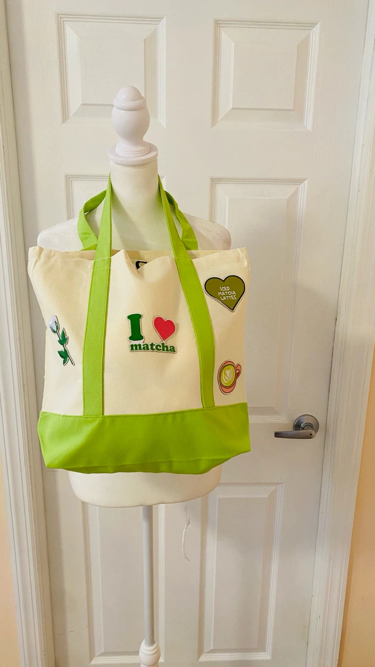 Handmade tote 14x13x4 - photo 2