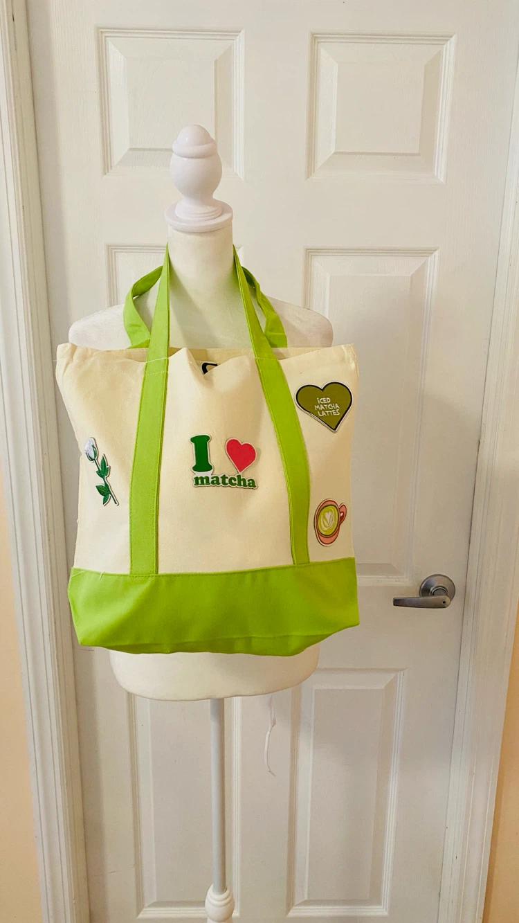 Handmade tote 14x13x4 - photo 4