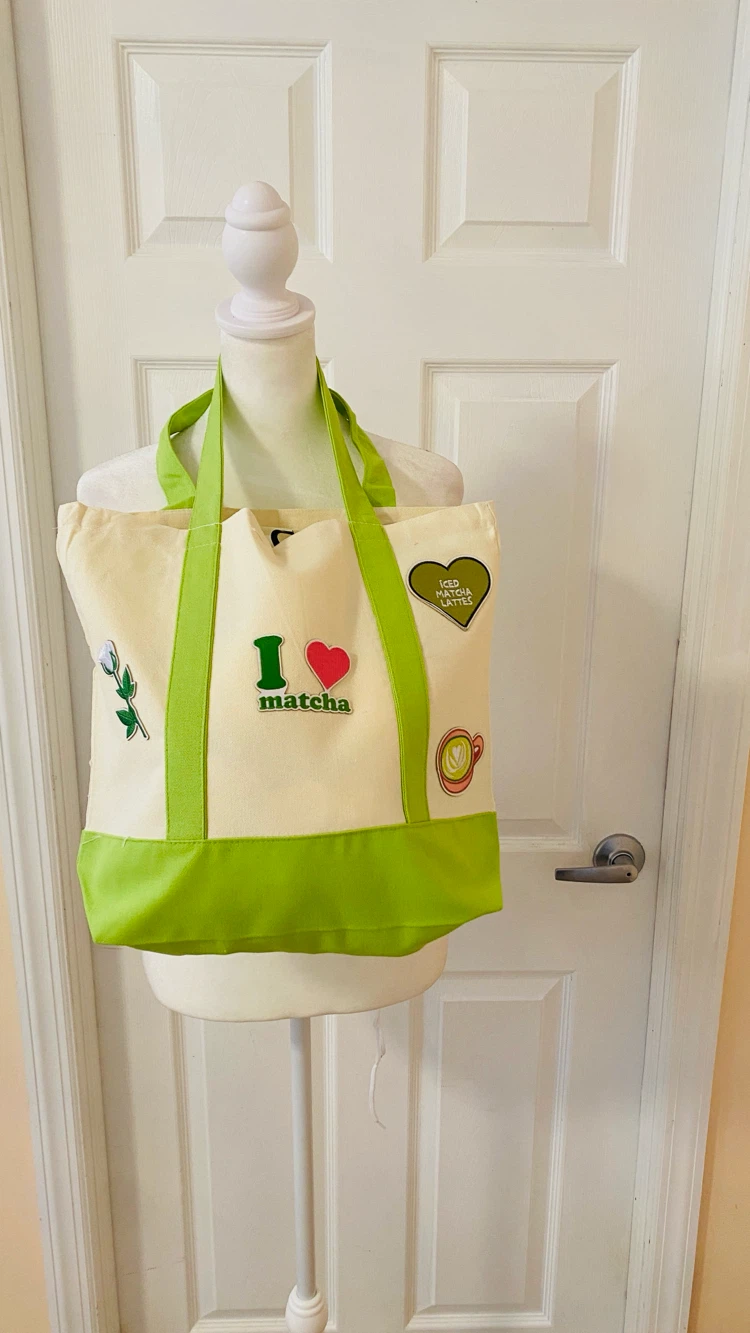 Handmade tote 14x13x4 - photo 5