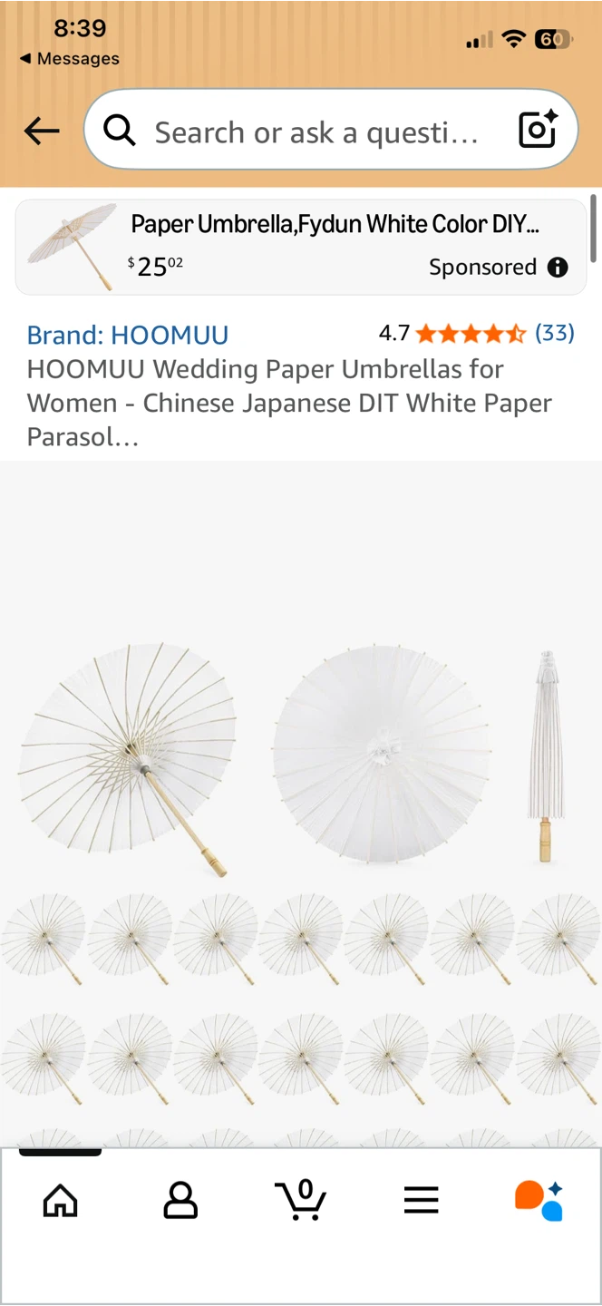 HOOMOO Paper Parasols