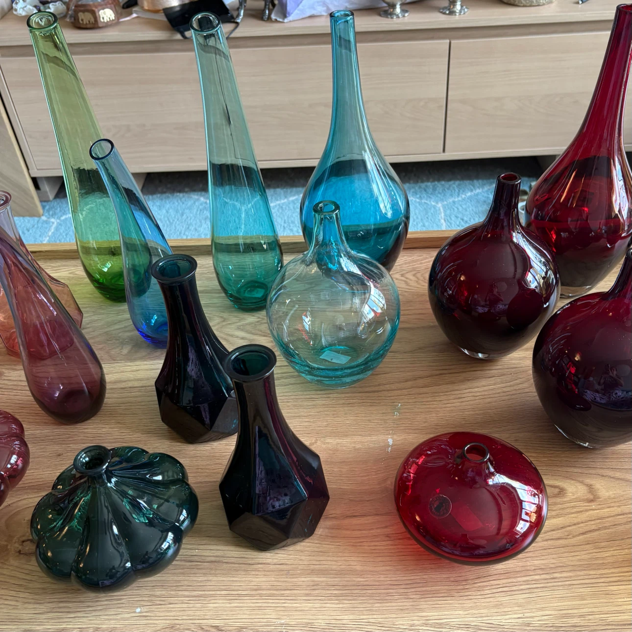 18 Assorted IKEA Glass Vases - photo 3