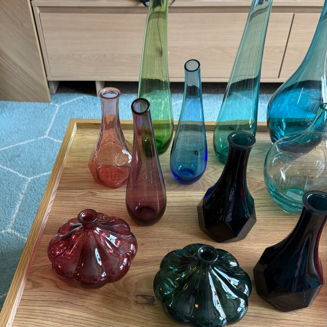 18 Assorted IKEA Glass Vases - photo 4