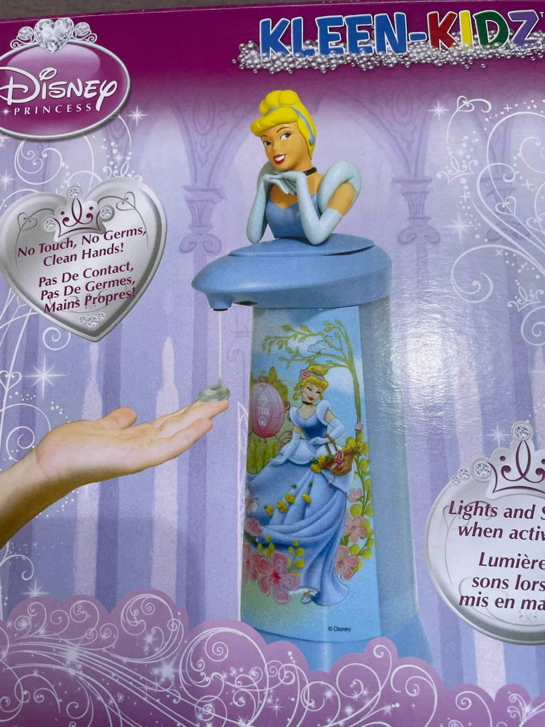 Kleen-Kidz Disney Princess Cinderella Automatic Soap Dispenser - photo 3