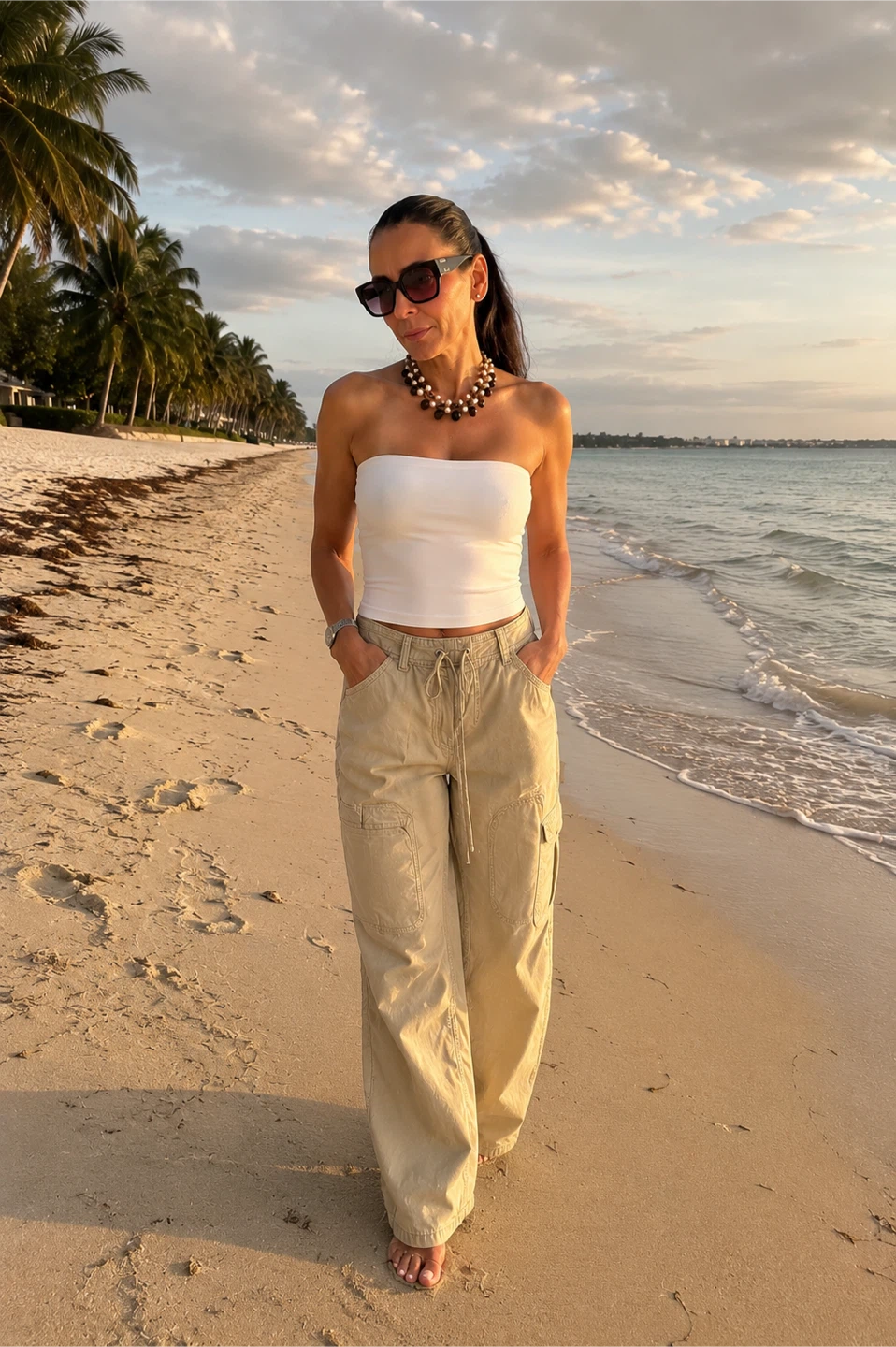 Tan Cargo Pants