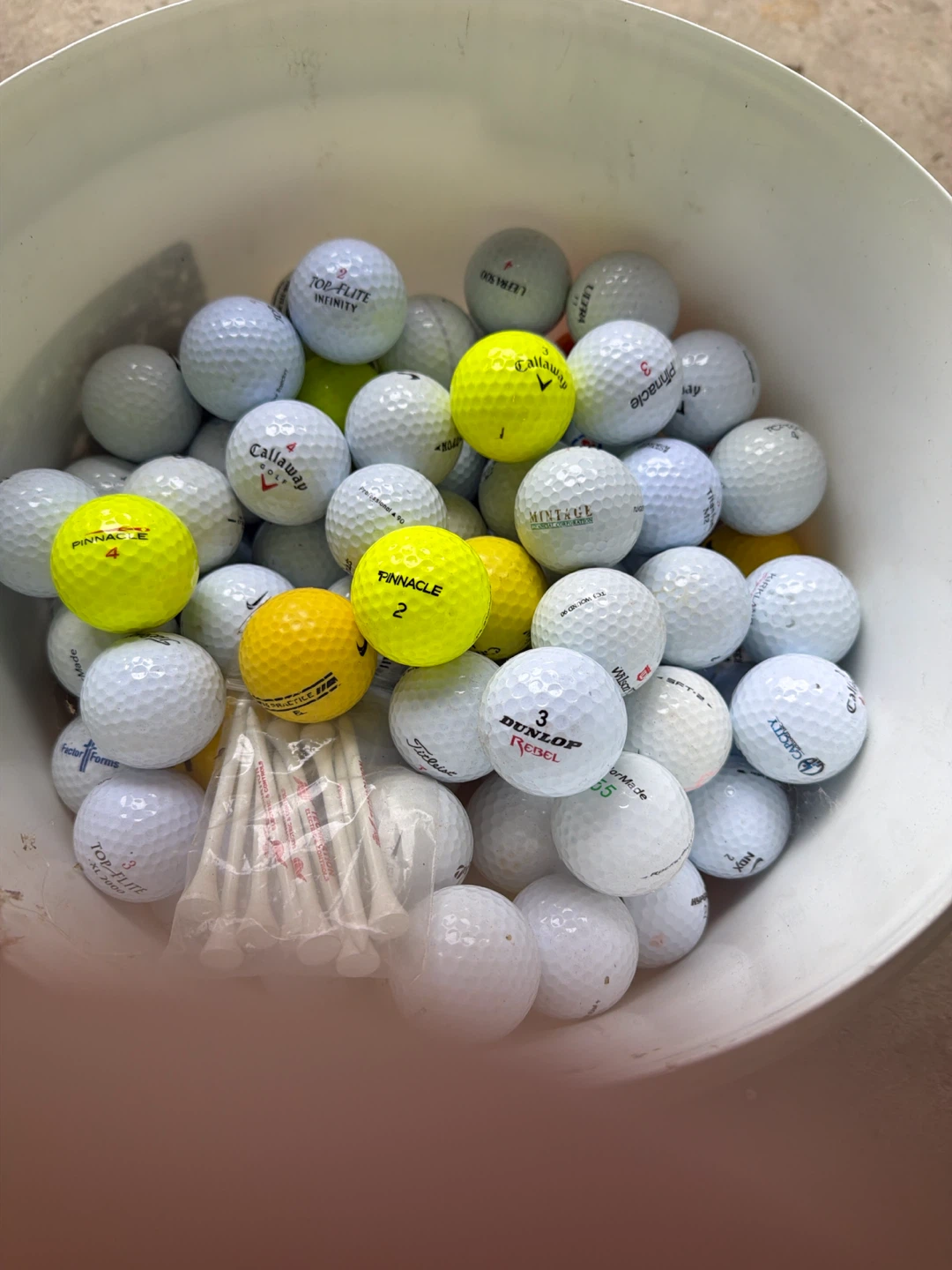 Bucket of Golf Balls