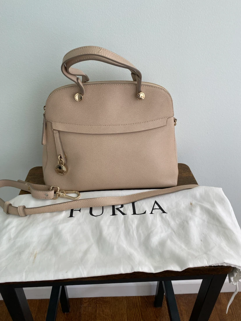 Furla Beige Leather Top Handle Bag - photo 2