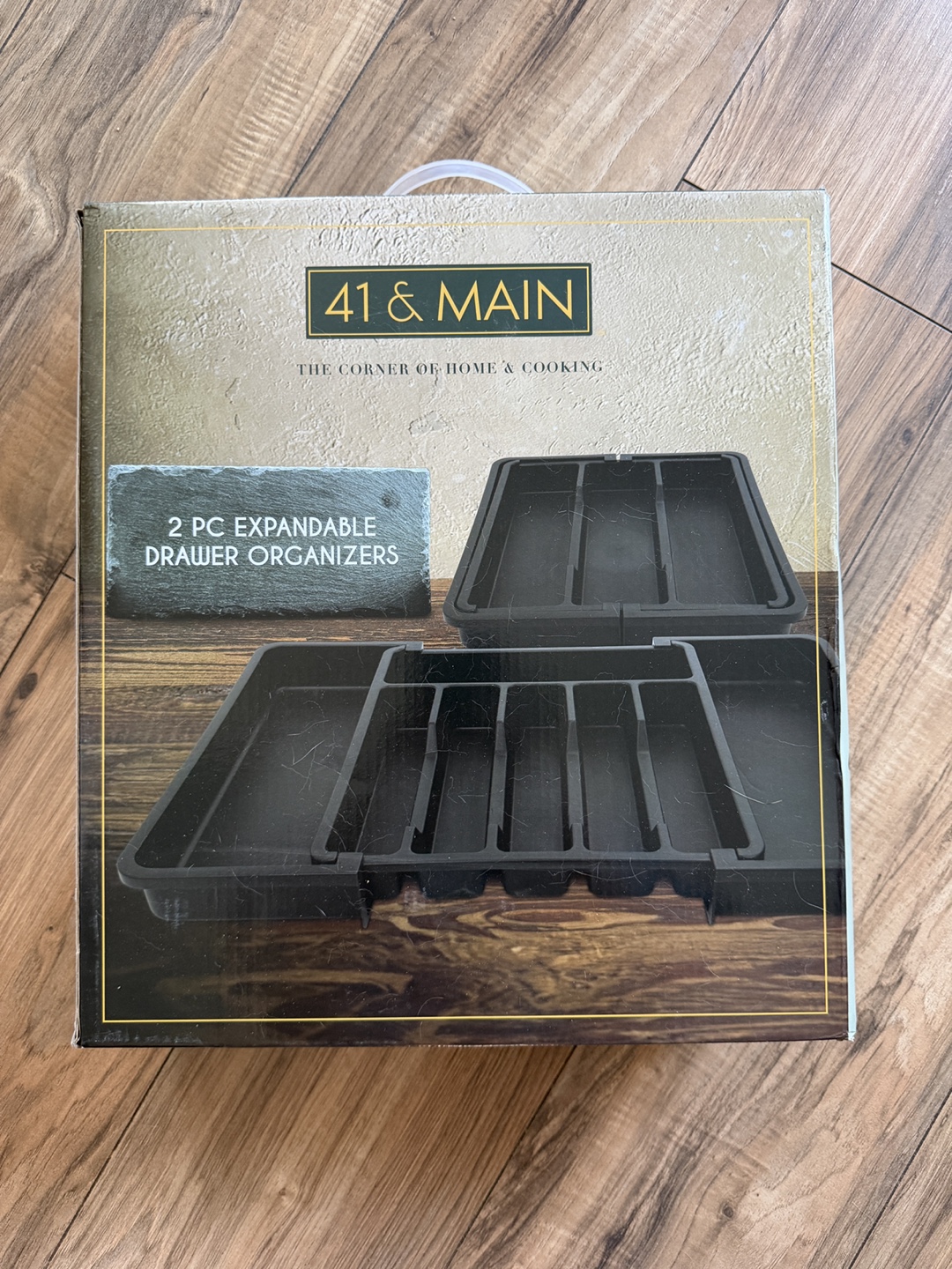 41 & Main 2 Pc Expandable Drawer Organizers