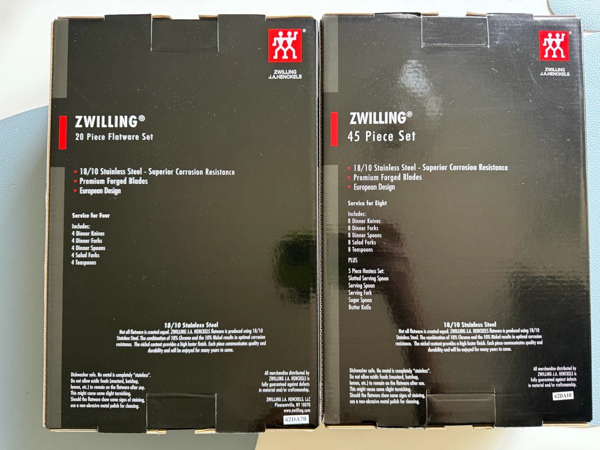 NWT ZWILLING 65-Piece Opus Flatware Set, polished - photo 2