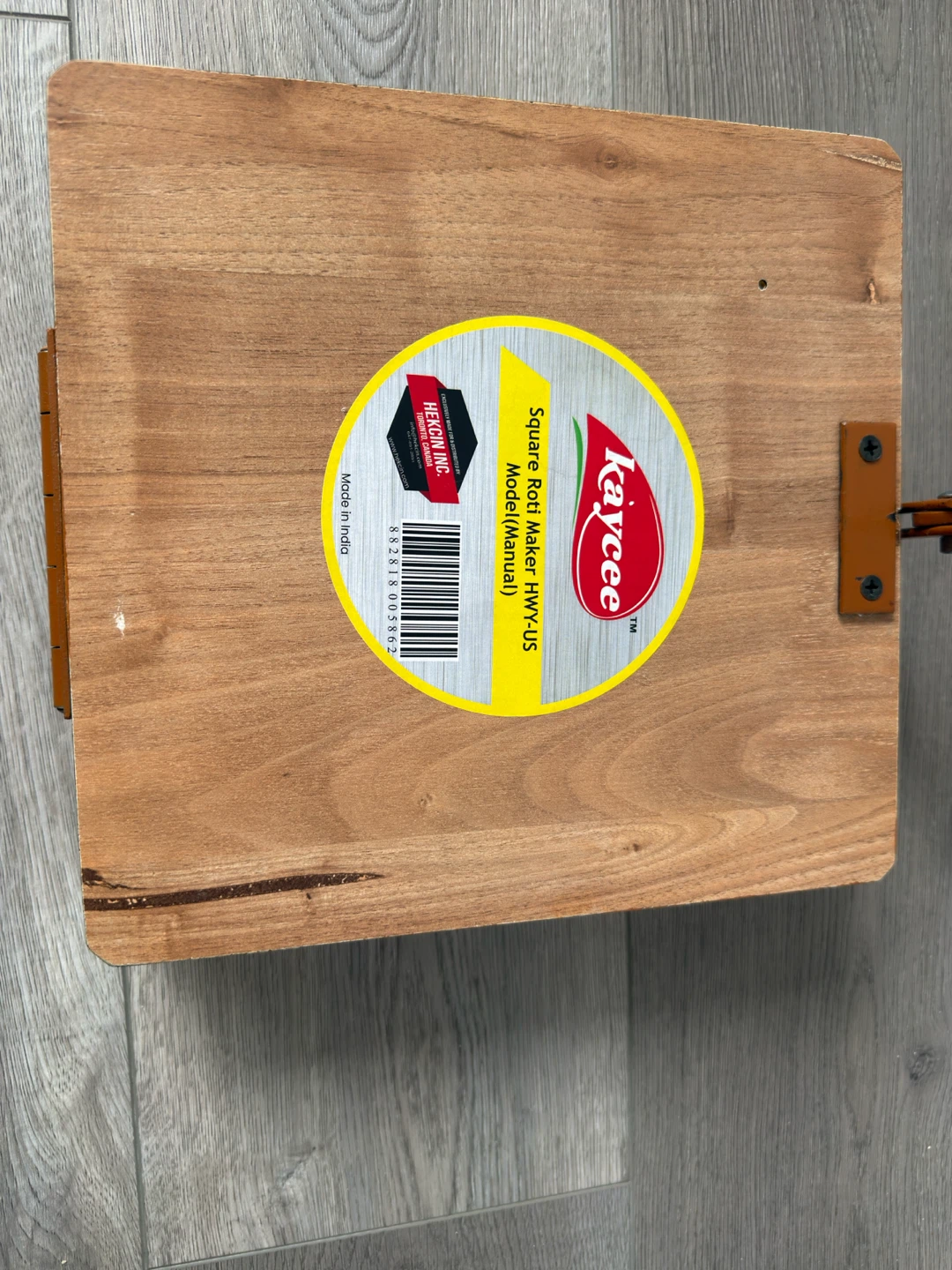 Kaycee Square Roti Maker (Manual) – $40 - photo 3