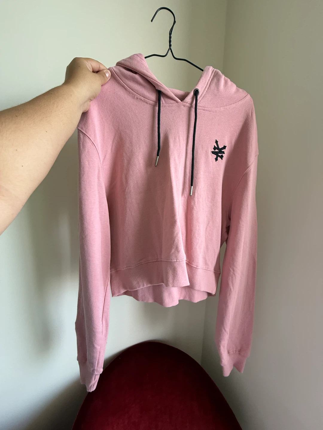 Zoo York Pink Cropped Hoodie