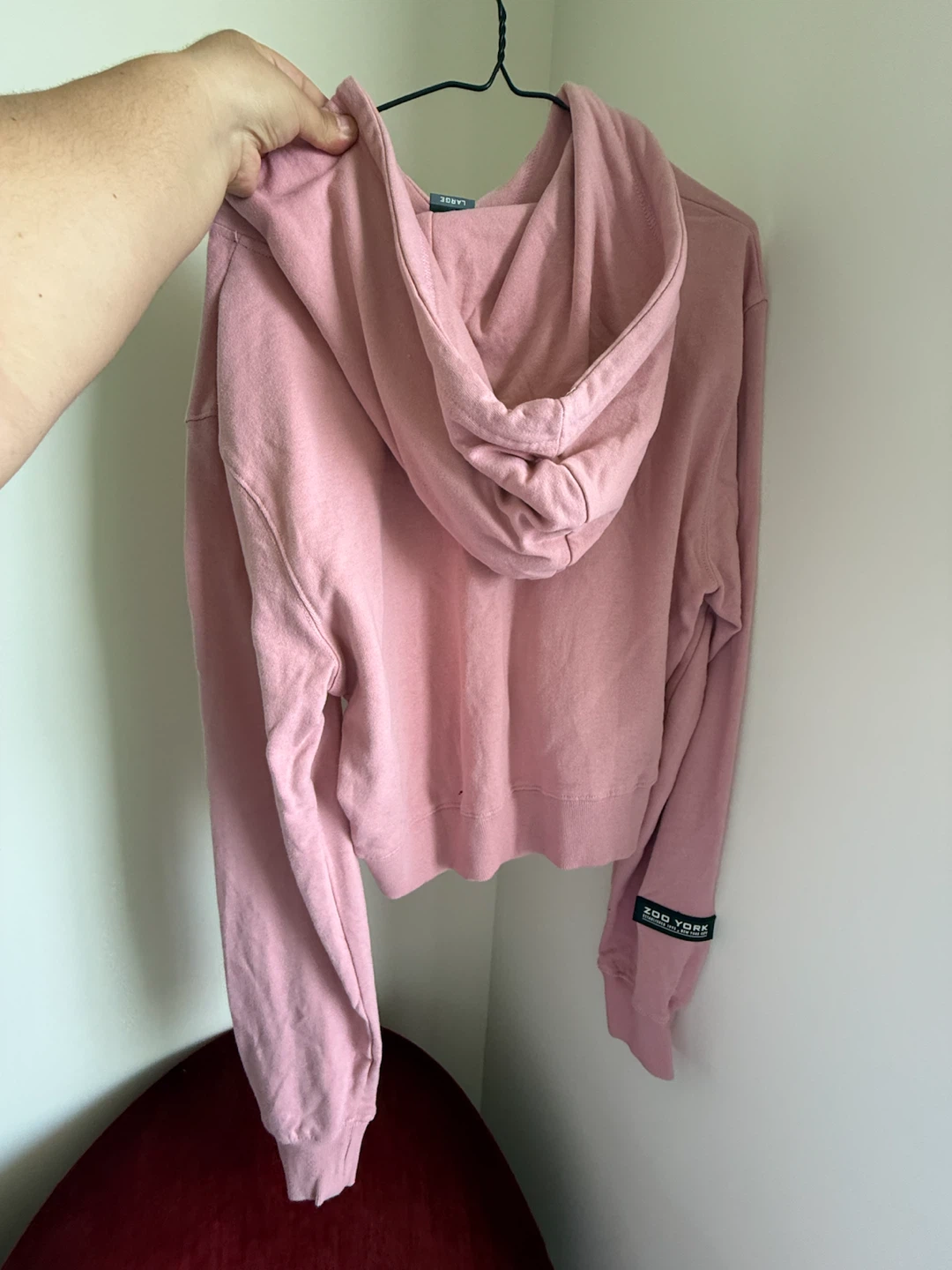Zoo York Pink Cropped Hoodie - photo 3