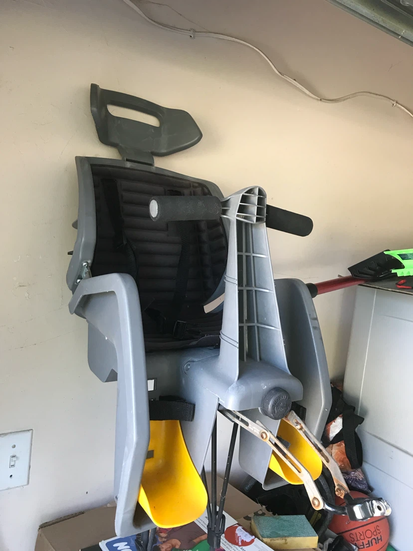Grey Child Bike Seat