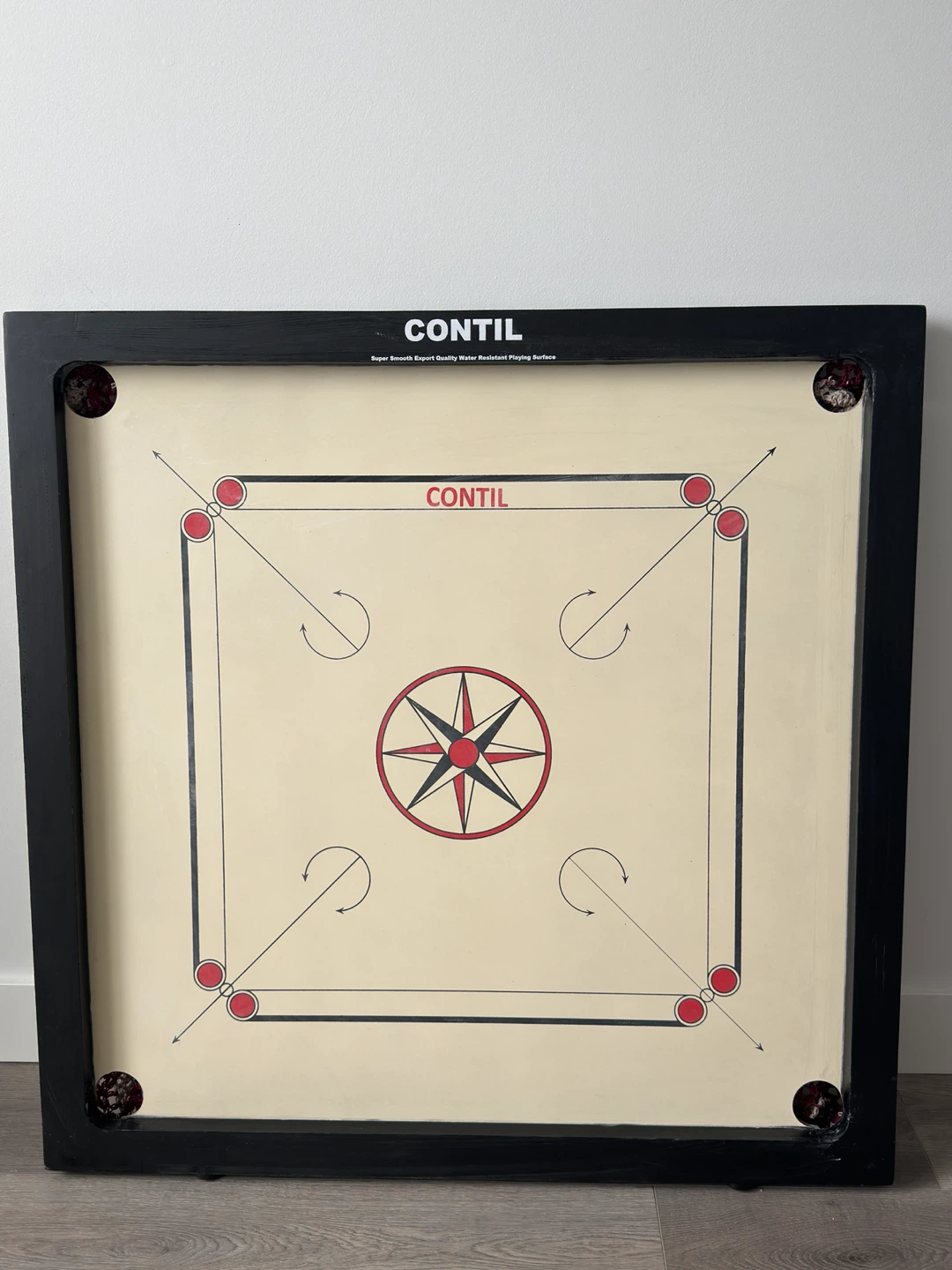 Contil Carrom Board Set – Full Size with Coins & Striker