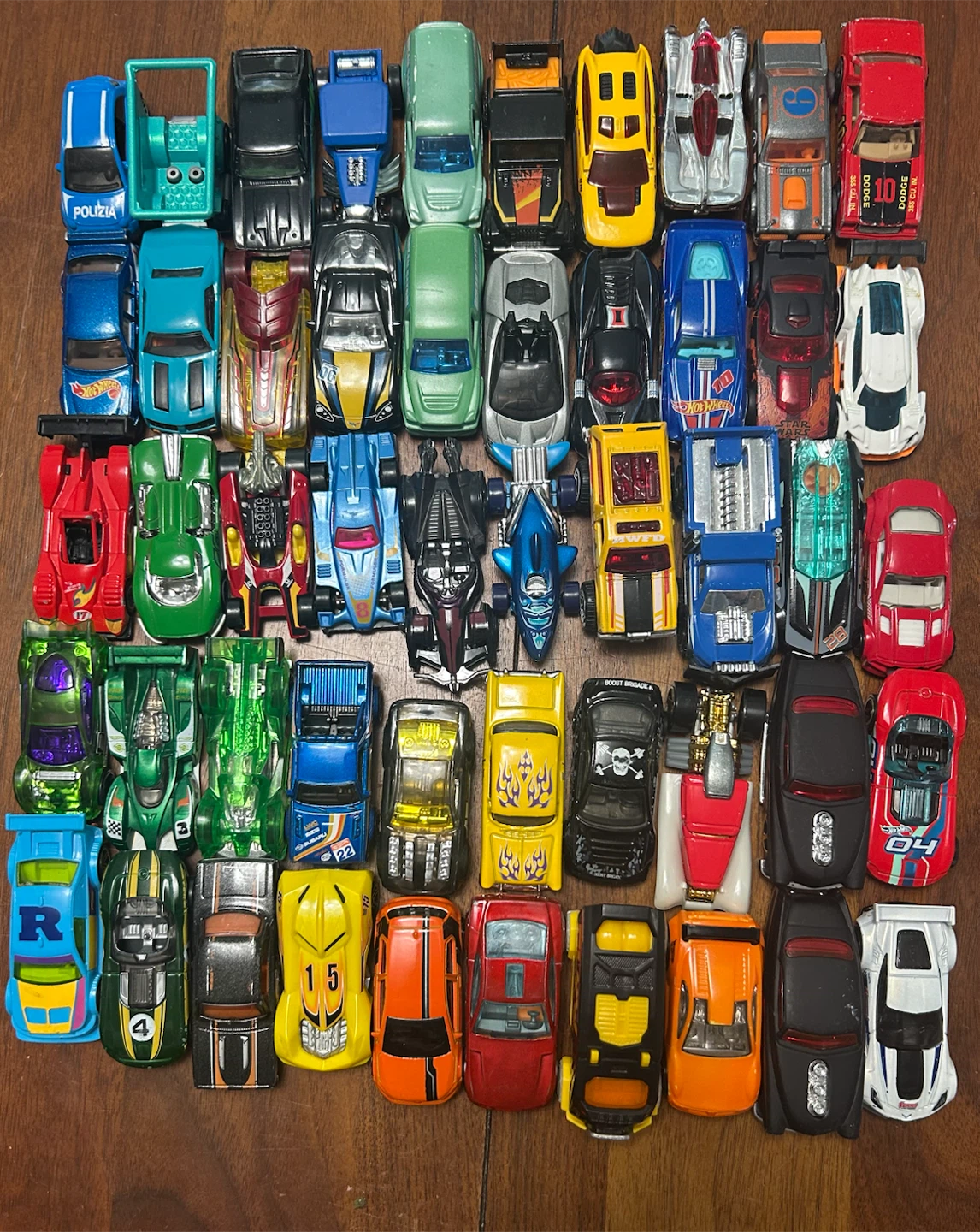 Lot of 150+ Hot Wheels Die-cast Toy Cars