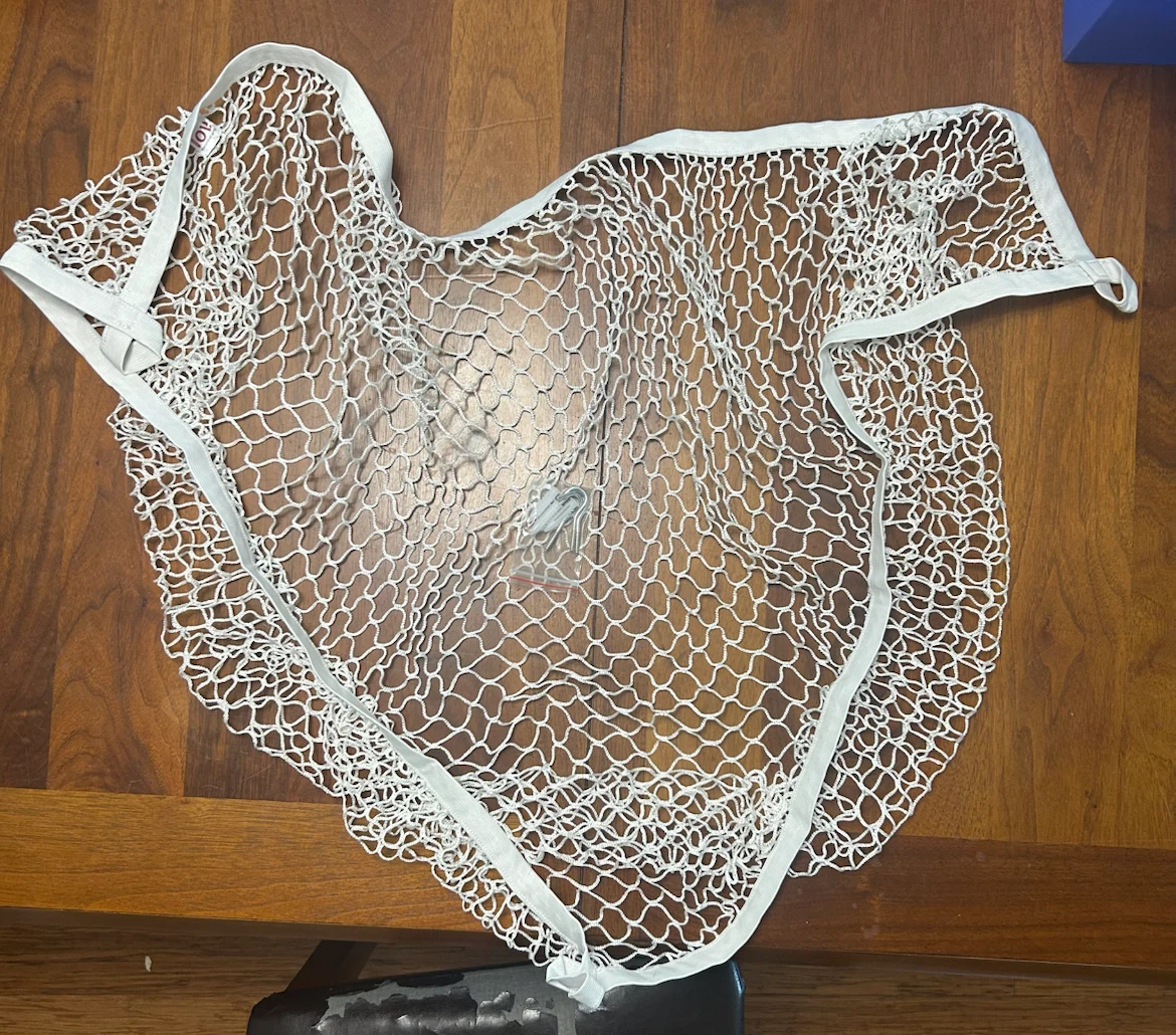 White Mesh Net Toy Hammock