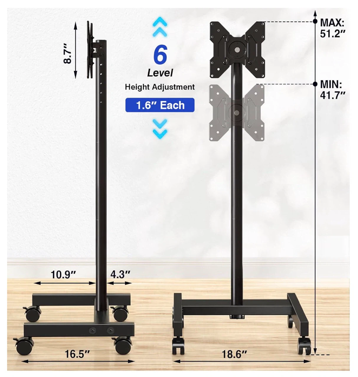 Rolling TV Stand for 13-50" TVs - photo 4