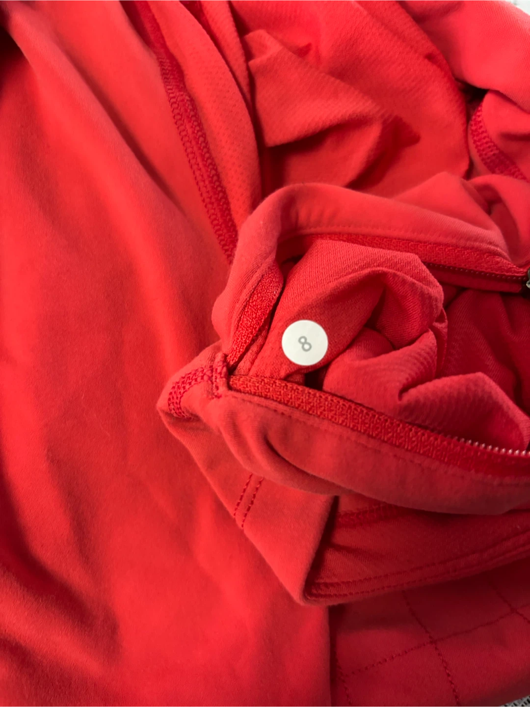 Lululemon Red 1/2 Zip Long Sleeve Athletic Top - photo 2