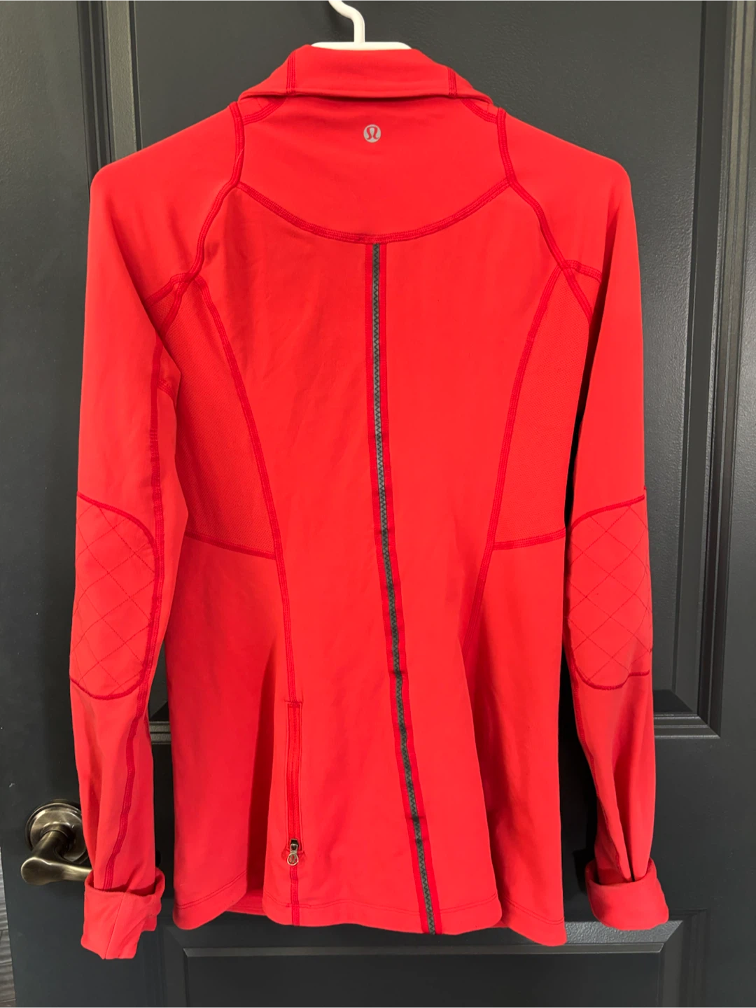 Lululemon Red 1/2 Zip Long Sleeve Athletic Top - photo 3