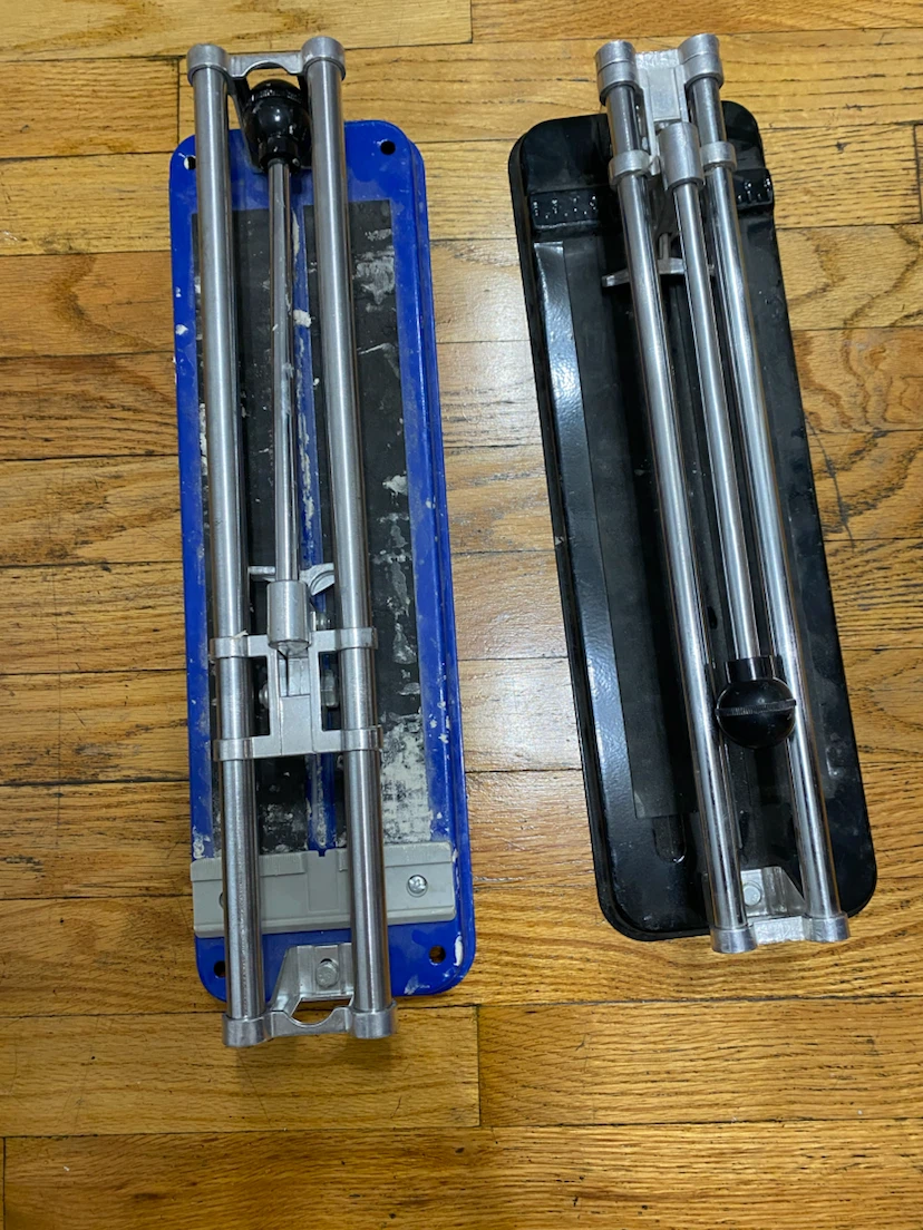 Two Tile Cutters