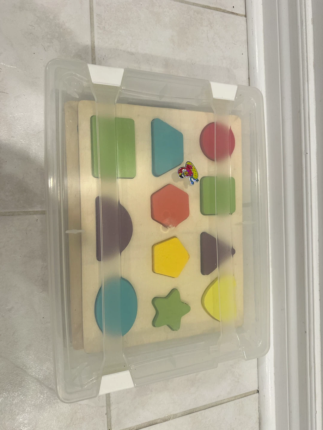 Wooden Alphabet, Number, and Shape Puzzles - photo 2
