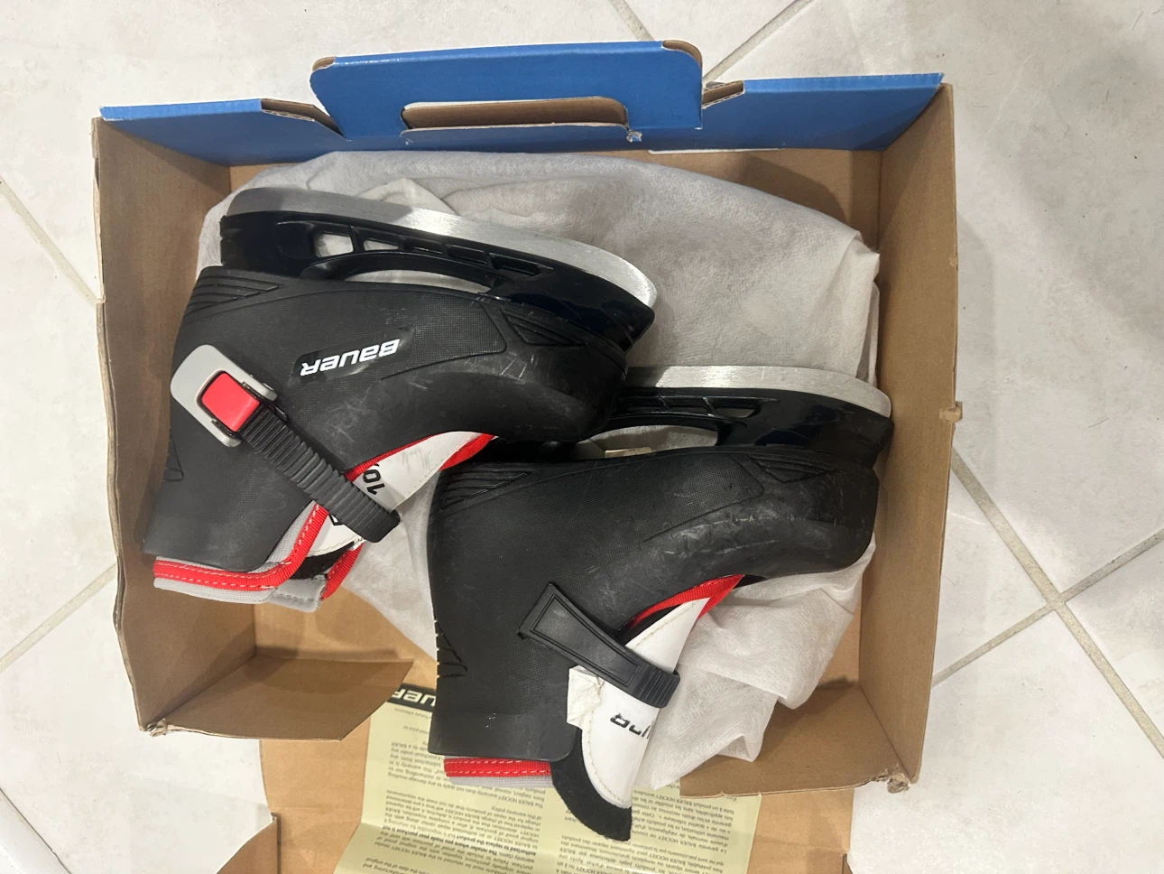 Bauer Lil' Champ Youth Hockey Skates Size 10 - photo 2