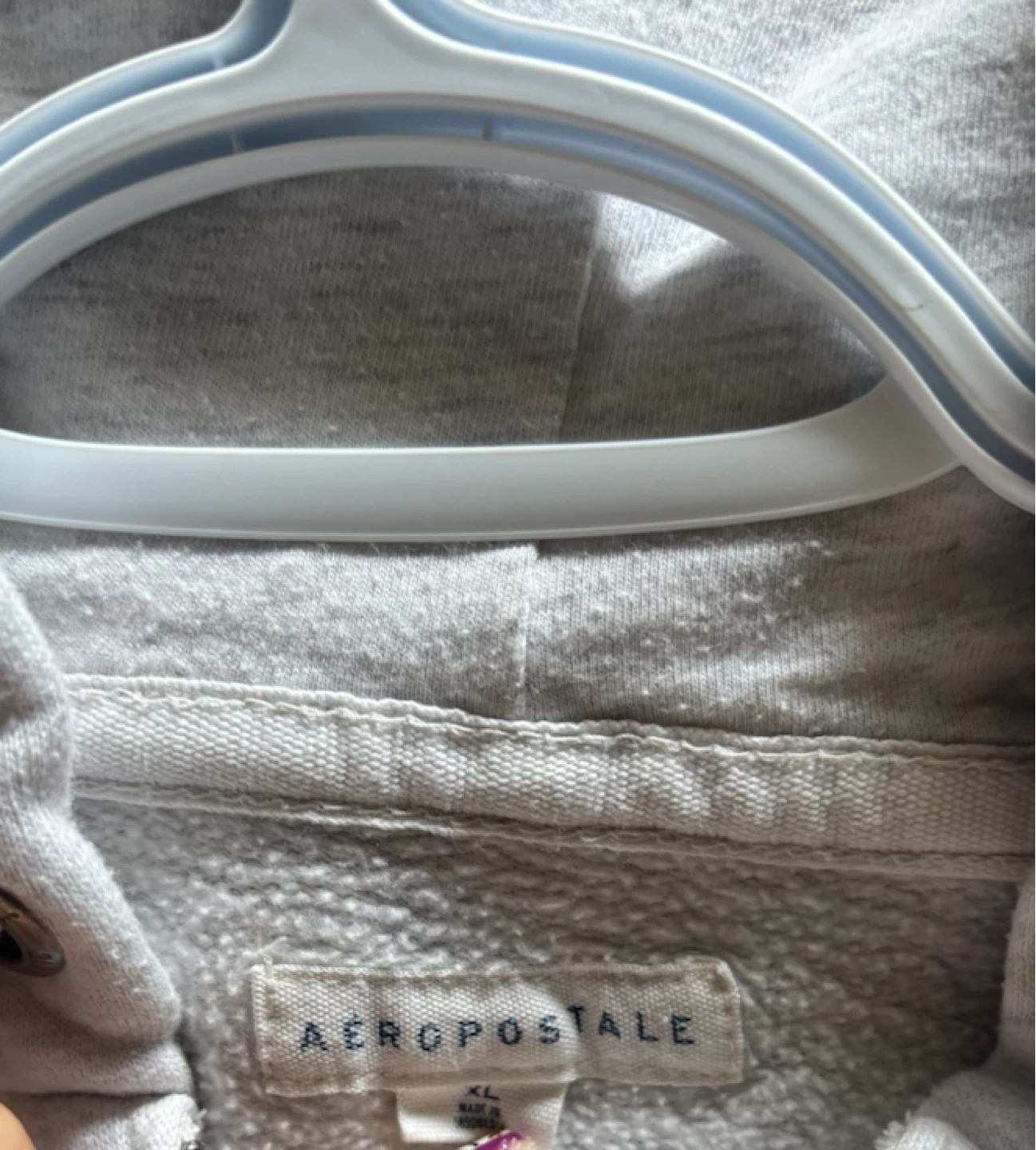 Aeropostale Grey Zip-Up Hoodie - photo 2