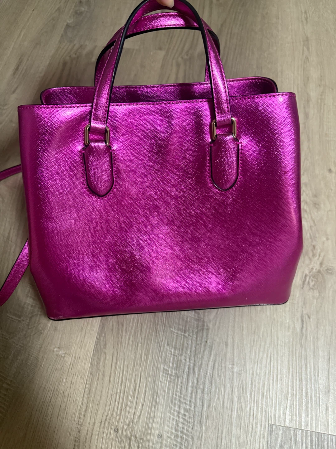 Kate Spade Pink Metallic Tote Bag - photo 2