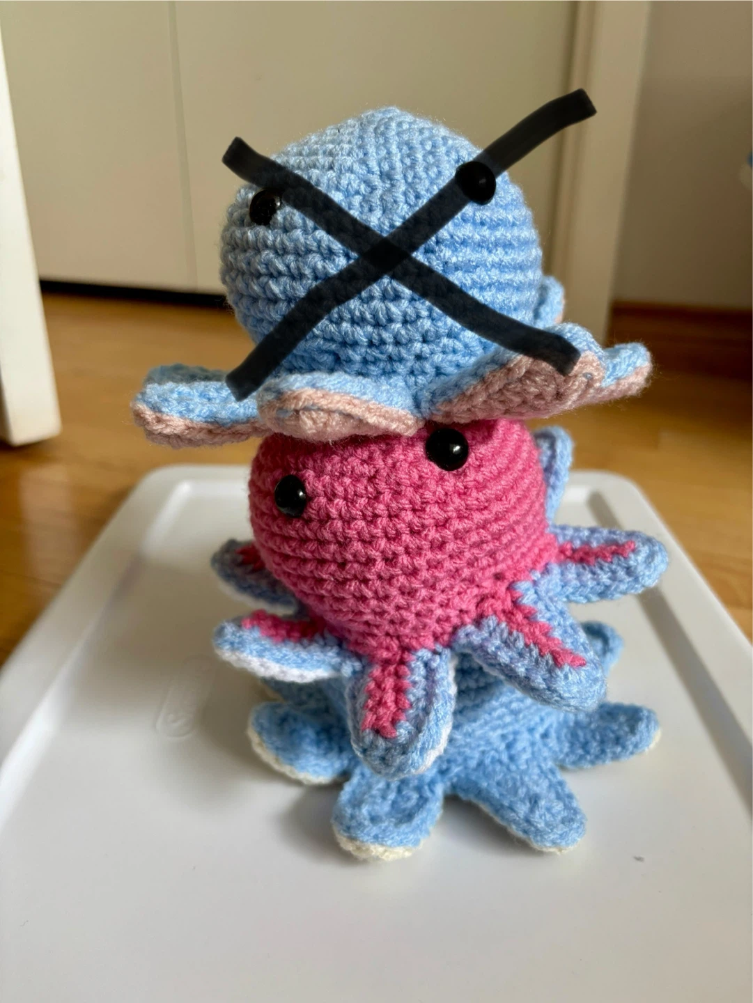 Reversible Crochet Octopus Plushies