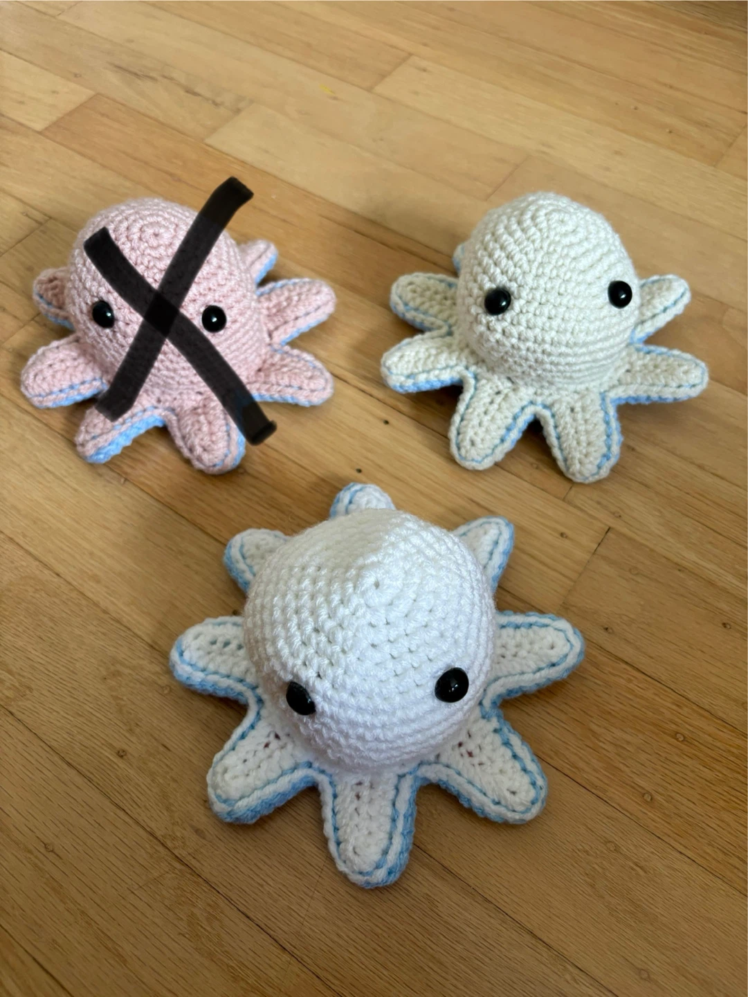 Reversible Crochet Octopus Plushies - photo 3