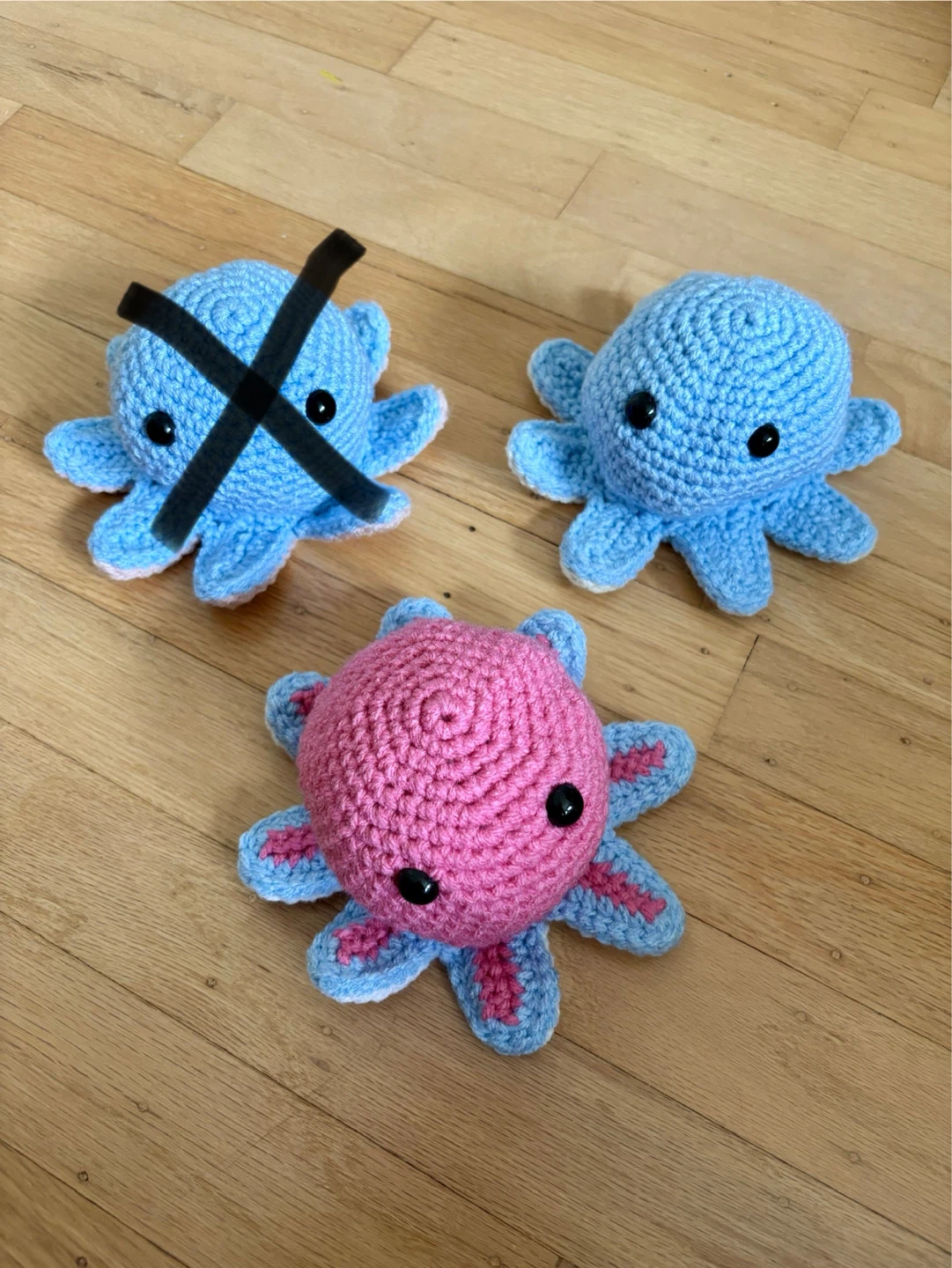 Reversible Crochet Octopus Plushies - photo 2