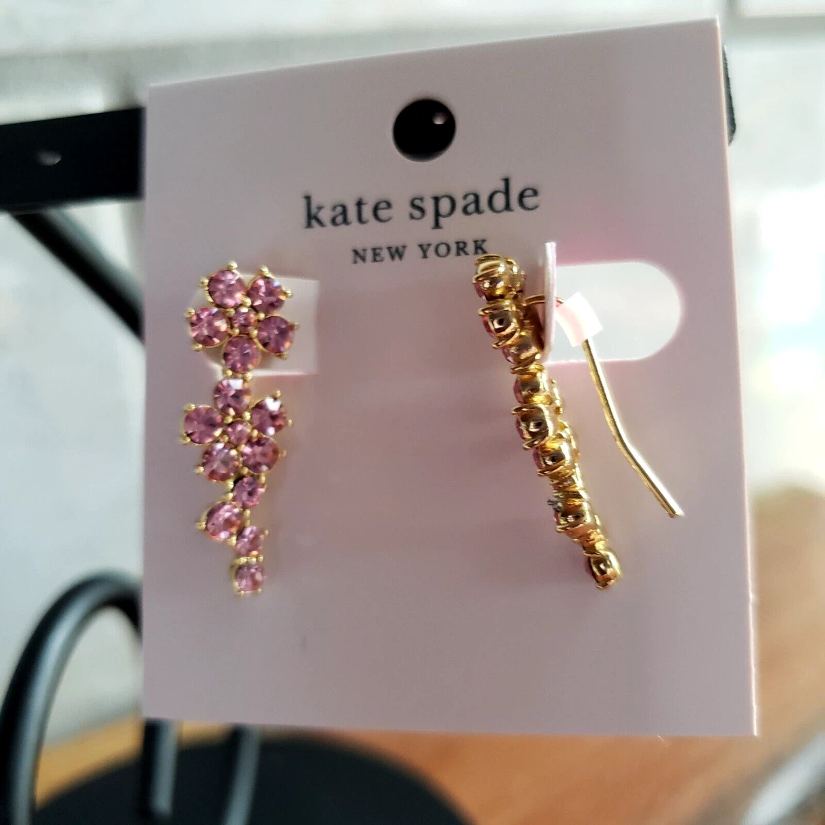 Kate Spade New York Pink Flower Earrings
