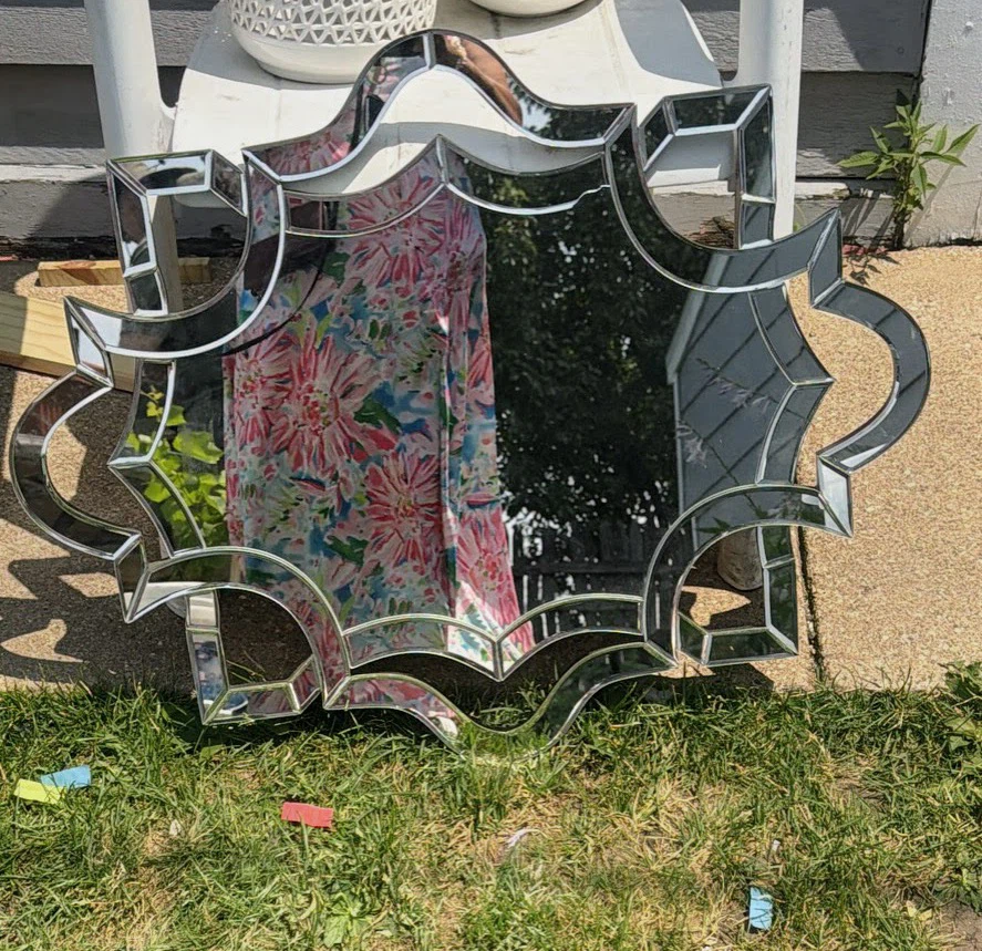 Ornate Beveled Mirror
