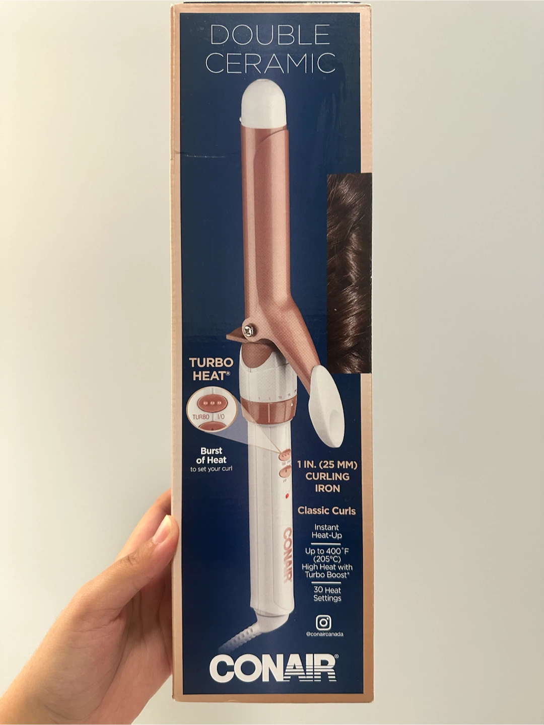 🌟FREE🌟 Conair Double Ceramic 1 Inch Curling Iron