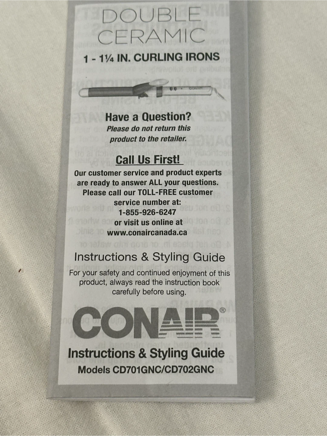 🌟FREE🌟 Conair Double Ceramic 1 Inch Curling Iron - photo 5