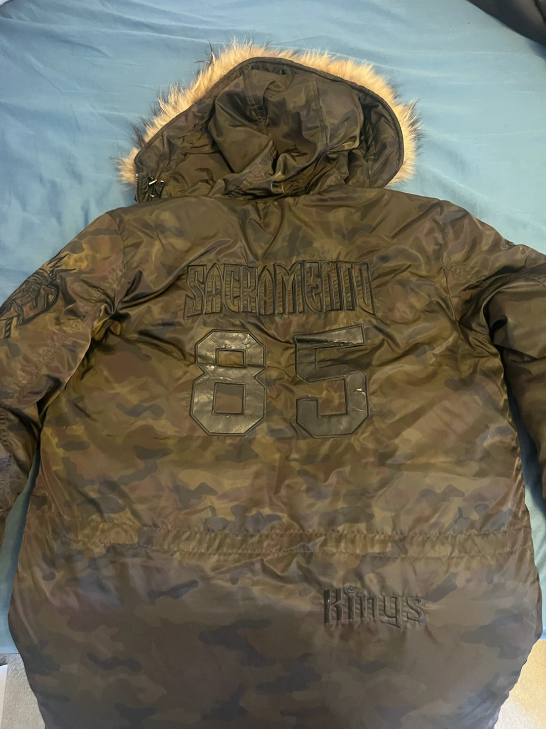 NBA Sacramento Kings Camo Parka Jacket - XL - photo 2