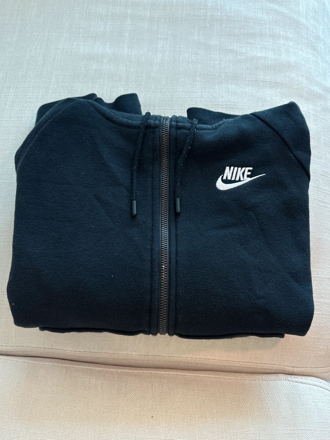 Nike Black Zip-Up Hoodie
