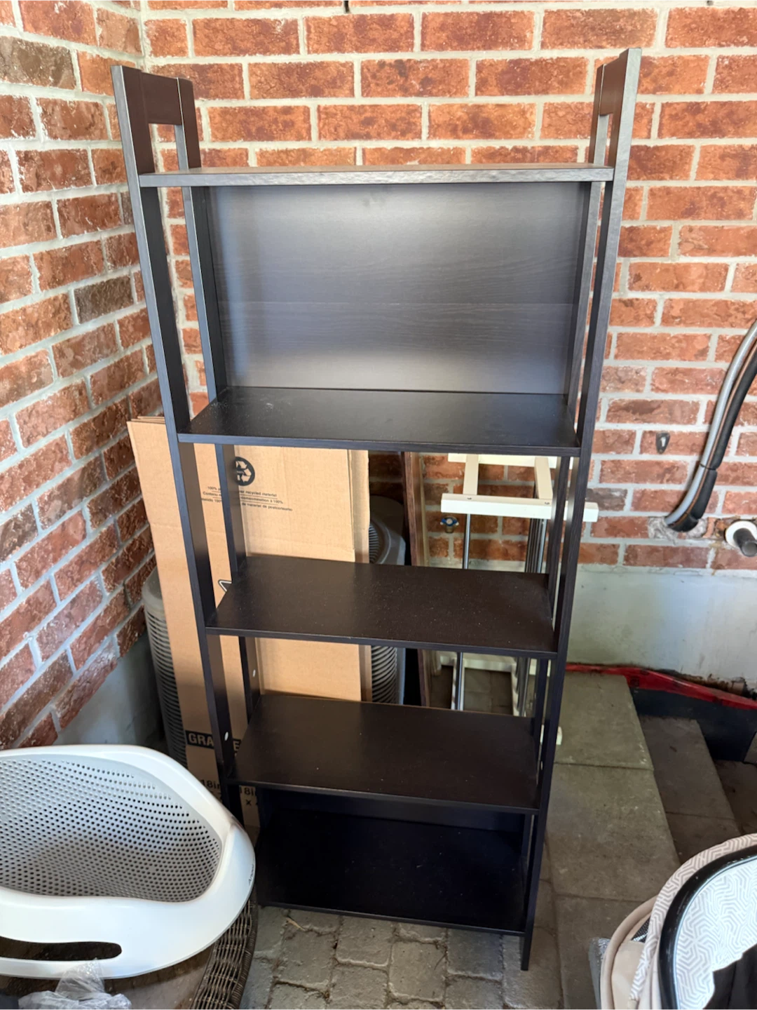 LIKE NEW! Black/Brown IKEA LAIVA bookcase
