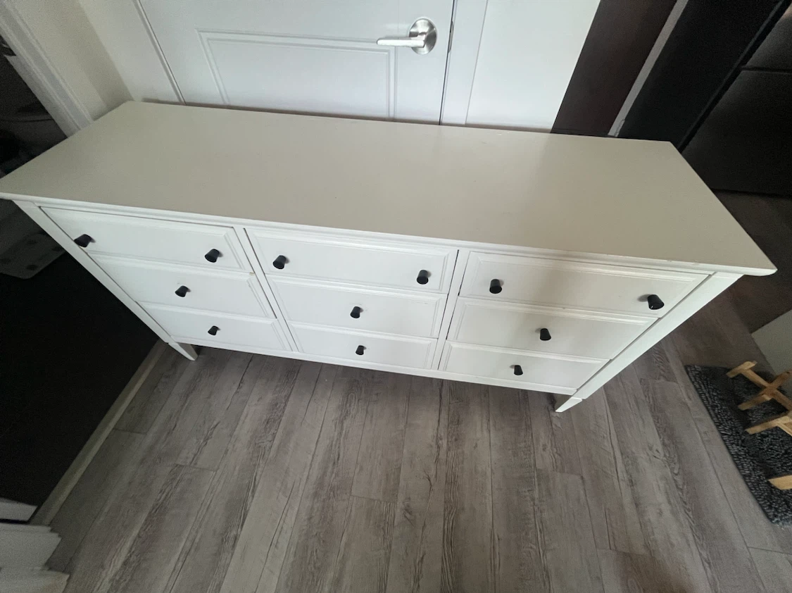 White 9 drawer Dresser - photo 3